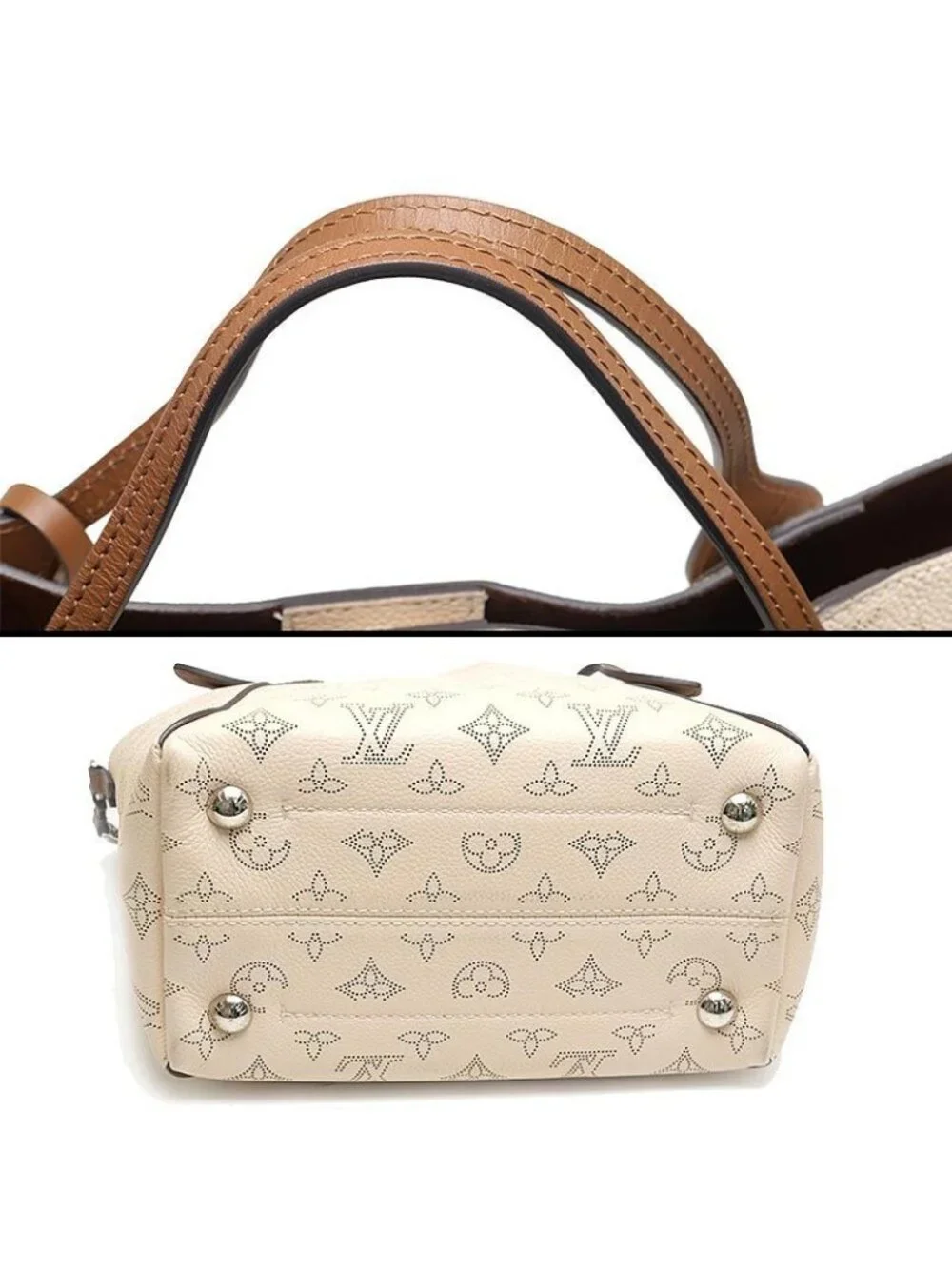 Louis Vuitton Mahina Hina PM Tote Shoulder Bag 2-Way